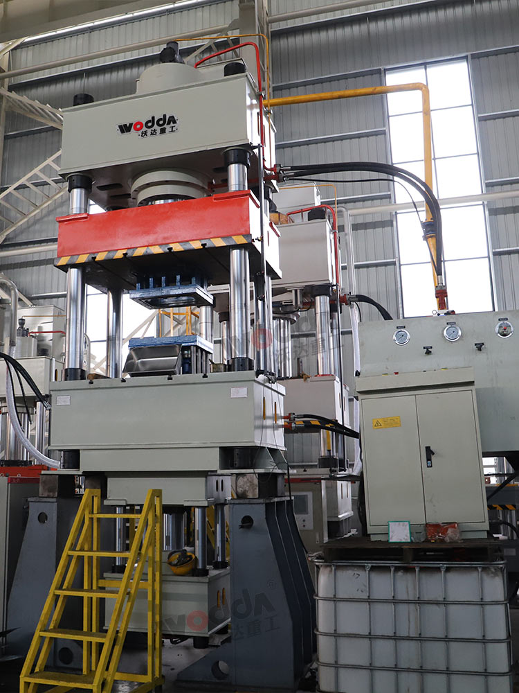 500吨不锈钢水槽拉伸液压机试机 500吨不锈钢水槽拉伸液压机试机