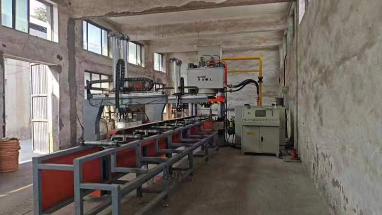 500吨锚杆托盘自动化生产线客户现场 500吨锚杆托盘自动化生产线客户现场