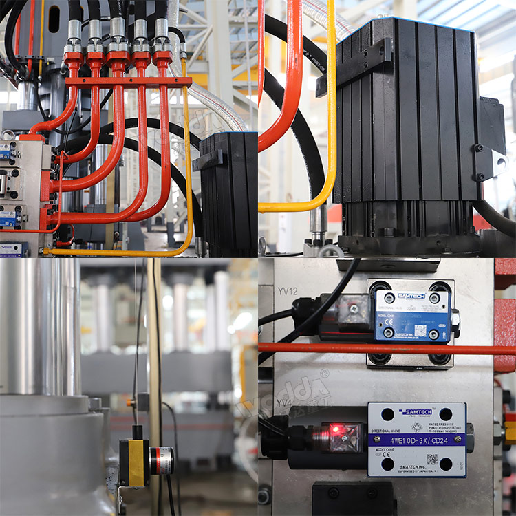 四梁四柱液压机细节 四梁四柱液压机细节