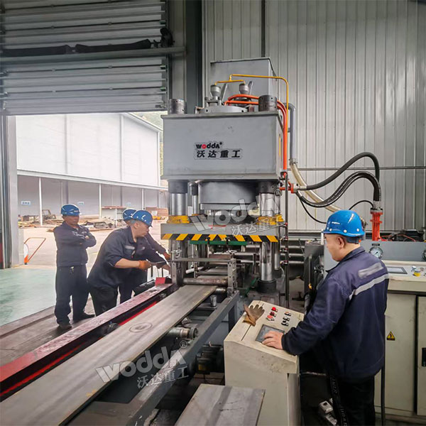 500吨锚杆托盘生产线现场 500吨锚杆托盘生产线现场